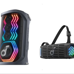 ลำโพงคาราโอเกะ Soundcore Rave 3S AI สำหรับงานปาร์ตี้ กำลังขับ 200 วัตต์ พร้อมระบบเสียงรอบทิศทาง และรับประกัน 3 ปี ยี่ห้อ Tom for Sale - Product Image 1