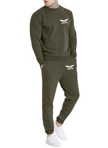 Chándal deportivo con cuello redondo para hombre, chándal personalizado OEM de alta calidad, chándal barato personalizado de fabricante al por mayor para hombre - Product Image 5