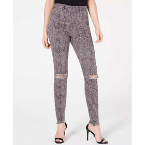 Jeans Skinny Vintage Stampati Stevie di Junior Rewash, Denim Grigio, Taglia 11, Lavabili - Product Image 1