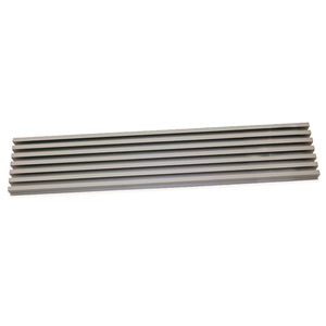 Emuca 600mm modulo griglia di ventilazione del forno plastica e alluminio con parti del forno in acciaio inossidabile anodizzato - Product Image 1