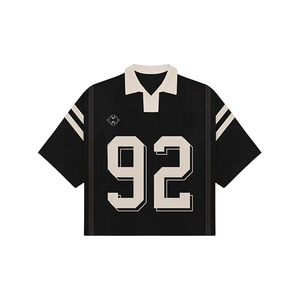 <b>Stand</b> Out in Custom <b>Fan</b> Jersey Streetwear Short Tops Sporty and Stylish Custom <b>Fan</b> Jersey Streetwear Short Tops for <b>Fans</b> - Product Image 3