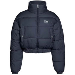 Precio de fábrica, ropa de invierno, chaquetas transpirables para mujer, diseño personalizado, chaquetas acolchadas recortadas con burbujas - Product Image 1