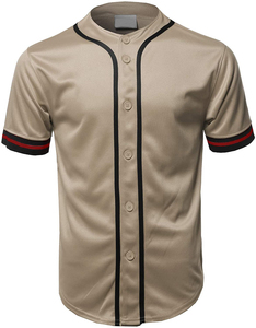 Camiseta de Béisbol Personalizada de Manga Corta 100% Poliéster, Uniforme Transpirable de Alta Calidad, Ropa de Softbol Sublimada, Ropa de Béisbol Estampada - Product Image 6