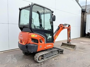 Miniexcavadora Usada Kubota KXD16-4, Excavadora Compacta de Orugas de 1.8T con 3 Cucharones para Construcción Agrícola - Product Image 4