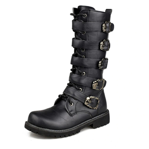 Bottes de cheval en cuir de haute qualité pour hommes, nouvelles, à longue fermeture éclair, bottes de cheval en cuir véritable, bottes hautes, matière en cuir avec logo personnalisé - Product Image 1