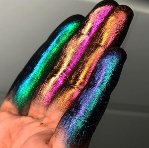 Polvo de Mica Camaleón para Maquillaje y Arte de Uñas, con Efecto de Cambio de Ángulo, en Bolsa, Polvo Perlado Camaleón - Product Image 3