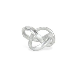 Nudo abstracto hecho a mano Decoración de mesa escultura de plata hogar Oficina sala de estar decoración moderna escultura pulida - Product Image 3
