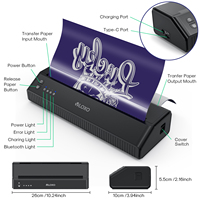 Mesin Transfer tato profesional, Hemat waktu cetak otomatis nirkabel portabel Printer stensil tato