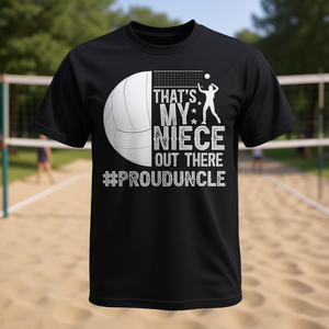 Camiseta de Voleibol con la Frase 'Esa es mi Sobrina', para Tío de Jugador de Voleibol, para Uso Promocional - Product Image 3