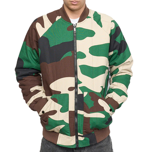 Blouson bombardier basique pour hommes tendance personnalisé veste d'hiver tissu de haute qualité vêtements d'extérieur avec col montant veste pour hommes - Product Image 1