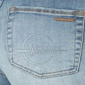 กางเกงยีนส์ขาสั้นเอวสูงสำหรับผู้หญิง, กางเกงยีนส์เอวสูงน้ำหนักเบาระบายอากาศได้ดีสวมใส่สบายและแฟชั่น - Product Image 6