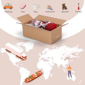 Tùy chỉnh in ấn Hot Bán Chất lượng cao giá rẻ giá Kích thước mạnh mẽ Brown sóng di chuyển thùng carton vận chuyển hộp - Product Image 5