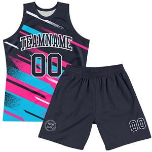 Uniforme de Baloncesto Personalizado de Fábrica, Nuevo Diseño, Sublimación Completa, Secado Rápido, Ligero y Transpirable - Product Image 1