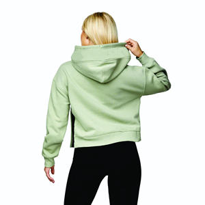Sweat à capuche pull surdimensionné lourd avec logo imprimé personnalisé sweats à capuche légers à épaules tombantes pour femme - Product Image 2