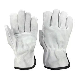 Heavy Duty AB Grade Cow Split Leather Wing Thumb Sin forro Guantes de trabajo de seguridad para conductores - Product Image 1