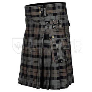 Vente directe d'usine kilt tartan pour femmes vêtements utilitaires de style européen à bas quantité minimale de commande - Product Image 3