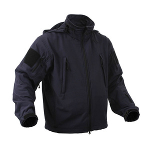 Vestes d'extérieur pour hommes personnalisées de haute qualité, capuche oversize, longue veste softshell en nylon, coupe-vent, tendance, imperméable, en coton - Product Image 6