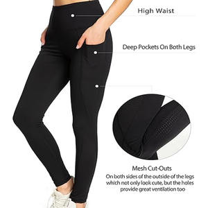 Leggings de mujer de estilo moderno, ropa deportiva, mallas de entrenamiento de cintura alta, mallas de Yoga cómodas, vestido deportivo subido - Product Image 1