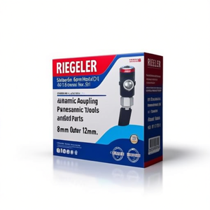 ชุดสายยางเกลียว RIEGLER 6 ม. DN 7.4 ข้อต่อเพื่อความปลอดภัย อุปกรณ์เสริมและชิ้นส่วนเครื่องมือลม ขนาดภายใน 8 มม. ขนาดภายนอก 12 มม. - Product Image 3