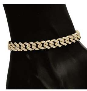 Luxury <b>925</b> <b>Silver</b> Iced Cuban Link <b>Bracelet</b> 7 Inch 8 Inch Diamond Hip-Hop Jewelry for <b>Men</b> Women Bling Birthday Gift Carat Culture - Product Image 4