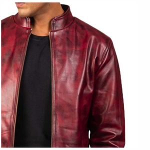 Vestes en cuir pour hommes 2026 Vestes en cuir véritable Veste en cuir OEM respirante pour hommes de différents looks et designs - Product Image 6