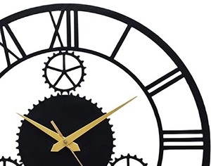 Smart House New Design Metal Wall <b>Clock</b> Handcrafted Iron Laser Cutting Hanging <b>Clock</b> Quartz Alarm <b>Art</b> Style - Product Image 2