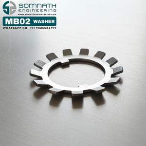 Rondelle de blocage de haute qualité MB02 pour écrous de blocage métriques KM02 MB01 à MB40 accessoire de roulement rondelle de blocage - Product Image 4