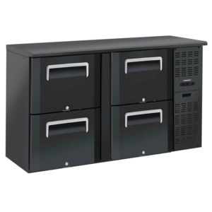 2 X 2 <b>Drawers</b> Back Bar Refrigerator & <b>Freezer</b> Premium Product - Product Image 1