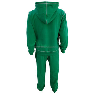 Chándal Unisex Hip Hop con logotipo personalizado, parche bordado, sudaderas con capucha, pantalones de chándal informales y Conjunto de sudadera con capucha, chándal para hombre - Product Image 2