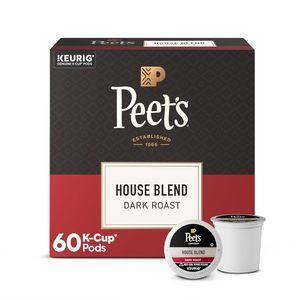 Peet's Coffee, Dark Roast Keurig K-Cup Pods, 100% Arabica Coffee - House Blend 60 Count - Product Image 6