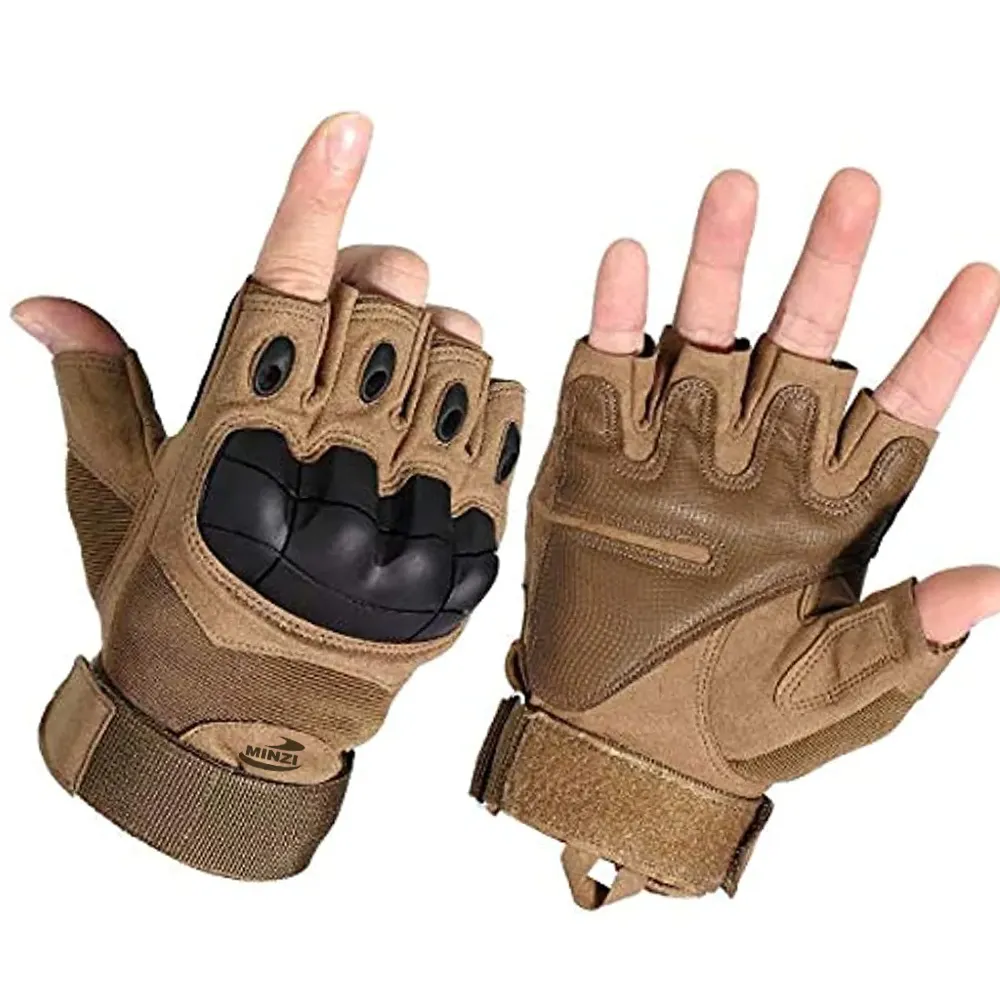 Tactical Glove Hard knuckle half Finger Combat Training Custom Manufacturing Special Forces Hand Protection gloves