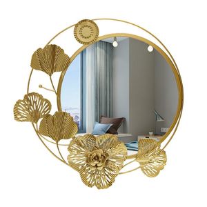 44cm Style Moderne Créatif Personnalité De La Mode Décoration Murale Miroir Fait À La Main De Luxe Art Déco Mariage Anniversaire Diwali Fer - Product Image 1