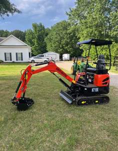 Mini excavadora sobre orugas para uso agrícola, motor Koop barato de 1 tonelada y 2 toneladas, entrega rápida, excavadoras pequeñas chinas, Motor de componentes básicos - Product Image 3