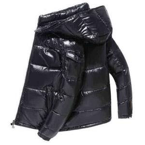 Hot sell Men Shiny Puffer Down <b>Coat</b> Black and Red Winter Warm Casual Bubble Jackets - Product Image 5