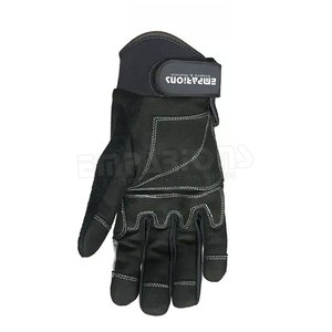 Gants mécaniques avec Logo personnalisé en cuir à bas prix, gants mécaniques de sécurité des mains à vendre - Product Image 6