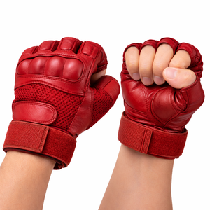 Gants de musculation demi-doigts pour la salle de sport avec support de poignet pour hommes et femmes, poignées de main, nouveauté 2026, PU - Product Image 4
