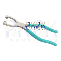 Pince à perles 200 mm en acier au carbone avec poignées en PVC, pour sertissage, dénudage de fils, coupe et serrage de circlips, fabrication de bijoux DIY