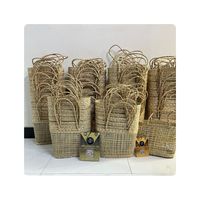 Sac fourre-tout de voyage décontracté en jonc de mer tressé, tendance, couleurs variées, taille personnalisable, cadeau pour femme, événementiel, logo personnalisé