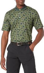 เสื้อโปโลสำหรับธุรกิจลำลองของผู้ชายเสื้อคอปกแบบหลวมปักลายผ้าถักแบบแข็งระบายอากาศได้ดี - Product Image 2