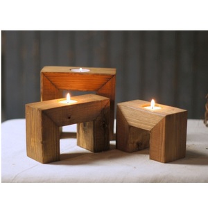 Factory Direct Wood <b>Tealight</b> <b>Holder</b> Tableware Decorative and Home and Wedding Decorative <b>Tealight</b> <b>Holder</b> with for Sale Product - Product Image 4