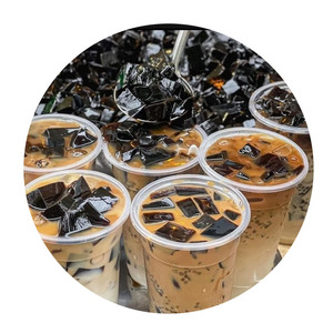 Polvo de gelatina de hierba Premium de 25kg para té de burbujas y postres asiáticos empaquetados en una bolsa - Product Image 4