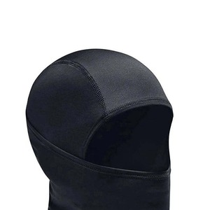 Vente en gros cagoules hiver en acrylique tricotées avec broderie logo personnalisé cagoules 3 trous pour hommes - Product Image 2