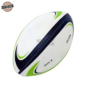 Wholesale Quantity Supplier of Top Quality 3 Layer Lamination Premium Rubber Latex Bladder Custom Rugby Ball for Training