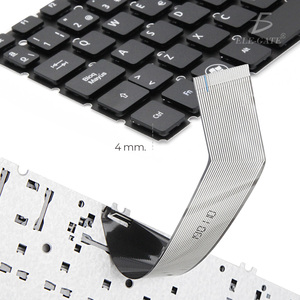 Clavier virtuel en plastique personnalisé pour Acer Aspire V5 471/431/481/471g/472, clavier à membrane combiné, espagnol, français, russe, conforme aux normes FCC et ROHS - Product Image 2