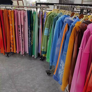 ชุดแทรคสูทสตรีทแวร์สไตล์วินเทจผ้าคอตตอน 100% หนานุ่ม ผลิตตามสั่งจากโรงงาน พร้อมเสื้อฮู้ดซิปประดับคริสตัลและกางเกงจ็อกเกอร์ - Product Image 5