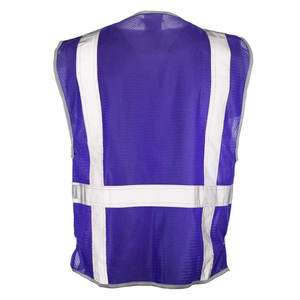 Chaqueta con cremallera transpirable de seguridad para hombres, chaleco de seguridad reflectante para construcción al por mayor, chaquetas - Product Image 3