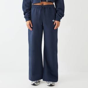 Conjunto Deportivo de Felpa 100% Algodón con Cremallera Frontal y Pantalones Anchos, Logotipo Personalizado, Conjuntos para Correr, Producción al por Mayor OEM ODM - Product Image 4