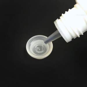 El soporte de pegamento de silicona transparente reutilizable para la extensión de pestañas mantiene el pegamento a la temperatura - Product Image 5