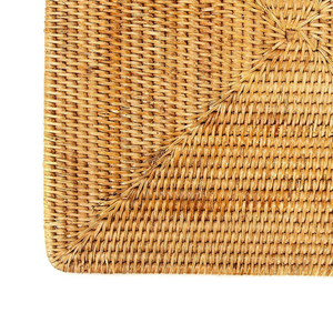 Set de napperon en rotin bambou tressé classique personnalisable Vietrustic tapis de Table de cuisine dépendant de la couleur décoratif pour pièce maîtresse - Product Image 5