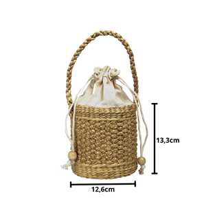 Bolso de Mano Vietnamita Ecológico de Moda 2026, Estilo Minimalista, Tejido a Mano con Jacinto de Agua, Regalos Especiales para Damas - Product Image 4